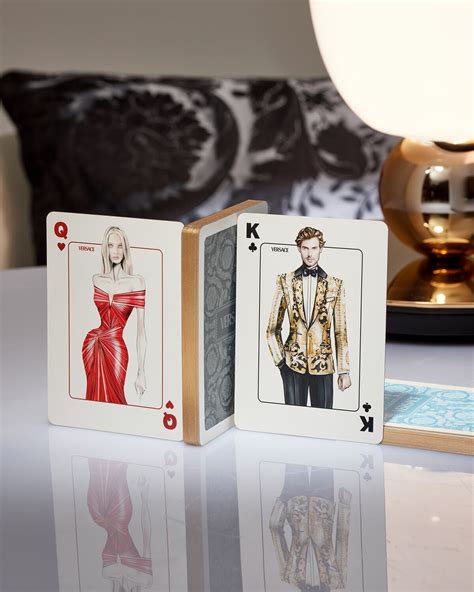 versace playing cards for sale 